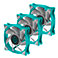 Iceberg Thermal IceGALE Xtra PC Blser (3000RPM) 120mm - 3pk - Teal