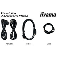 Iiyama ProLite XU2294HSU-B222iW 22tm LCD - 1920x1080/75Hz - VA, 1ms