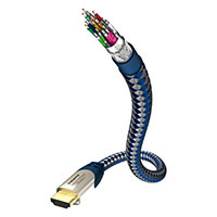 In-Akustik Premium HDMI Kabel m/Ethernet - 0,75m (4K)