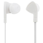 In-Ear høretelefon (Flad kabel) Hvid - Streetz