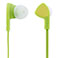 In-Ear høretelefon (Flad kabel) Lime grøn - Streetz