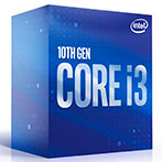 Intel S1200 Core i3 10100 Box Gen. 10 CPU - 3,6 GHz 4 kerner - Intel LGA 1200 (m/Køler)