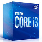 Intel S1200 Core i3 10100F Box Gen. 10 CPU -  3,6 GHz 4 kerner - Intel LGA 1200 (m/Køler)