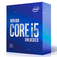 Intel S1200 Core i5 10600KF Box Gen. 10 CPU - 4,1 GHz 6 kerner - Intel LGA 1200 (m/Kler)