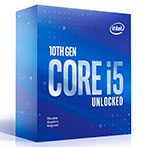 Intel S1200 Core i5 10600KF Box Gen. 10 CPU - 4,1 GHz 6 kerner - Intel LGA 1200 (m/Køler)