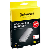 Intenso Business Portable Ekstern SSD Harddisk (USB-C) 500GB