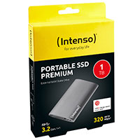 Intenso Premium Portable Ekstern SSD Harddisk (USB-A) 1TB