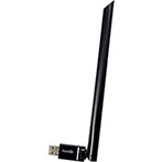 Inter-Tech DMG-19 USB Wi-Fi Adapter m/antenne (650Mbps)