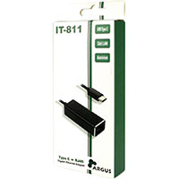 Inter-Tech IT-811 USB-C LAN Adapter (USB-C/RJ45)