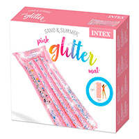 Intex Pink Glitter Bademadras (183x69cm)