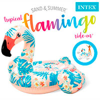 Intex Tropical Flamingo Bademadras (142x137cm)