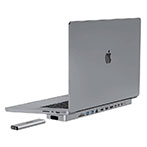 INVZI MagHub Pop-up SSD USB-C Dock 12-i-2 til MacBook Pro 13/14tm/Air 13tm
