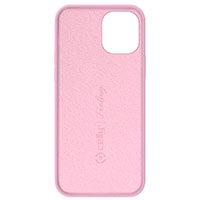 iPhone 12 Mini cover (Soft-touch) Pink - Celly