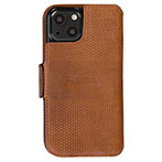 iPhone 13 Flip-cover læder (Wallet) Cognac - Krusell