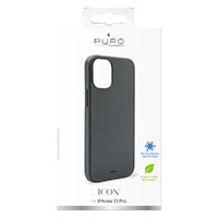 iPhone 13 Pro cover (Soft touch) Sort - Puro ICON