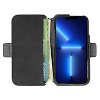 iPhone 13 Pro Flip-cover lder (Wallet) Sort - Krusell