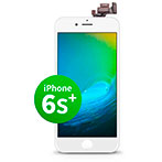 iPhone 6s Plus Erstatningsskærm (display) Hvid - Giga