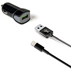 iPhone billader 2,4A m/Lightning kabel (1xUSB-A)