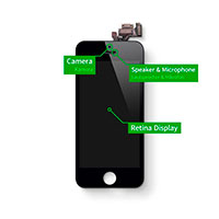 iPhone SE Reparationskit (display) Hvid - Giga