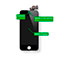 iPhone SE Reparationskit (display) Sort - Giga
