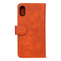 iPhone XR flip cover (3 kort) Lys brun - Essentials