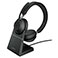 Jabra Evolve2 65 MS Stereo Bluetooth Headset m/Dock (USB-A)