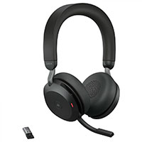 Jabra Evolve2 75 MS Stereo Bluetooth Headset (USB-A)