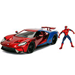 Jada Marvel Spiderman 2017 Ford GT Bil m/Spiderman (8r+)