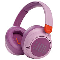 JBL JR 460NC Bluetooth Over-Ear Hovedtelefon m/ANC t/Brn (30 timer) Lyserd