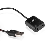 Joby Wavo USB Audio Adapter (USB-A/2x 3,5mm)