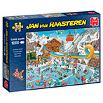 Jumbo Jan Van Haasteren Puslespil (1000 brikker) Vintersportspuslespil