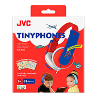 JVC HA-KD7 Tinyphones Brnehovedtelefon - Rd/Bl