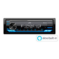 JVC KDX372BT Bilradio m/Bluetooth (Amazon Alexa/Spotify)