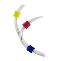 Kabelbindere (Velcrobnd i farver) 10-Pack