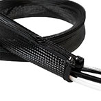 Kabelsamler FlexWrap Zipper 2m (50 mm) Sort