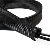 Kabelsamler FlexWrap Zipper 2m (50 mm) Sort