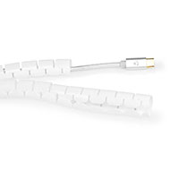 Kabelsamler Plastik m/selvluk - 2m (13-16mm) Hvid