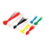 Kabelstrips 3 længder (6 farver) 200-Pack