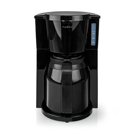 Kaffemaskine m/termokande (1 liter) Nedis