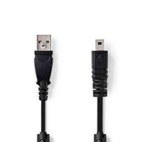 Kamera datakabel 2m (USB-A/UC-E6 8-pin) Nedis