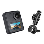 Kandao QooCam 3 360gr. Actionkamera m/Dual Kamera (m/Beslag t/Motorcykel)
