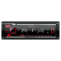 Kenwood KMMBT408DAB Bilradio (Bluetooth/USB/RDS/DAB+/FM/AUX)
