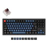 Keychron V3 TKL K Pro Trdls Gaming Tastatur (Mekanisk) Brown Switch/Frosted Black