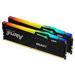 Kingston Fury Beast RGB CL36 64GB - 6000MHz - RAM DDR5 Kit (2x 32GB)