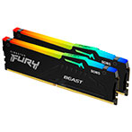 Kingston Fury Beast RGB CL40 16GB  - 6000MHz - RAM DDR5 Kit (2x 8GB)