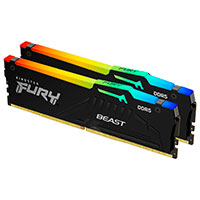 Kingston Fury Beast RGB CL40 64GB - 5200MHz - RAM DDR5 Kit (2x32GB)