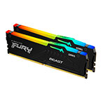 Kingston Fury Beast RGB Non ECC DIMM CL38 32GB - 4800MHz - RAM DDR5 Kit (2x16GB)
