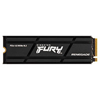 Kingston Fury Renegade SSD Hardisk m/Heatsink 500GB - M.2 PCIe 4.0 (NVMe)