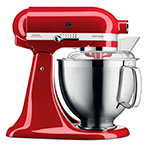 KitchenAid Artisan 5KSM185PSEER Køkkenmaskine 300W (4,8 liter) Rød