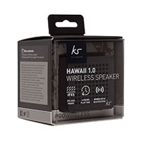 Kitsound Hawaii Bluetooth Hjttaler (4 timer) Sort